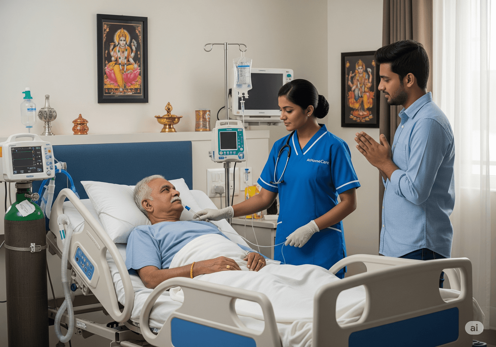 Premium ICU-level home care services in Gorakhpur